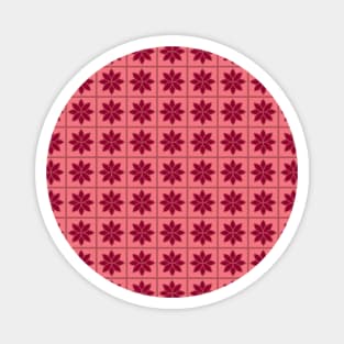 Geometric Seamless Pattern - Floral 011#001 Magnet